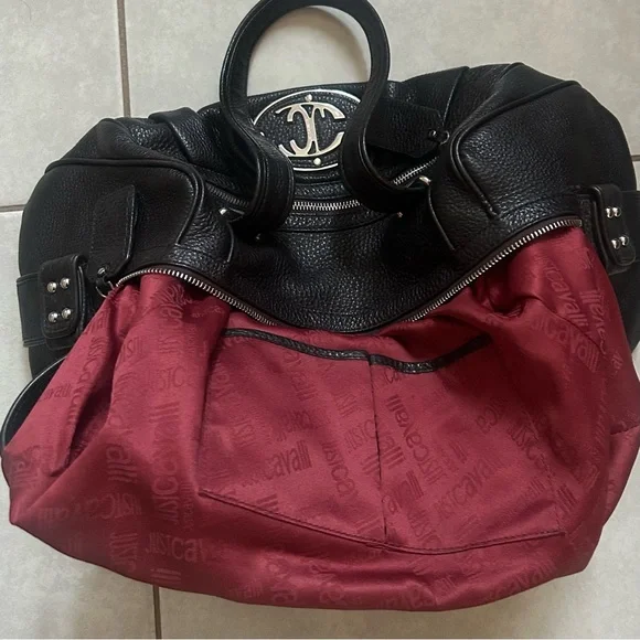 Roberto Cavalli large pebbled leather Tote - Picture 8 of 15